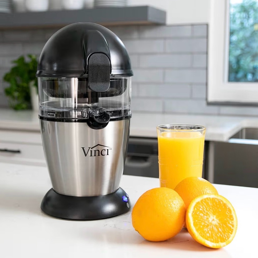 Vinci Black and Silver Citrus Juicer
